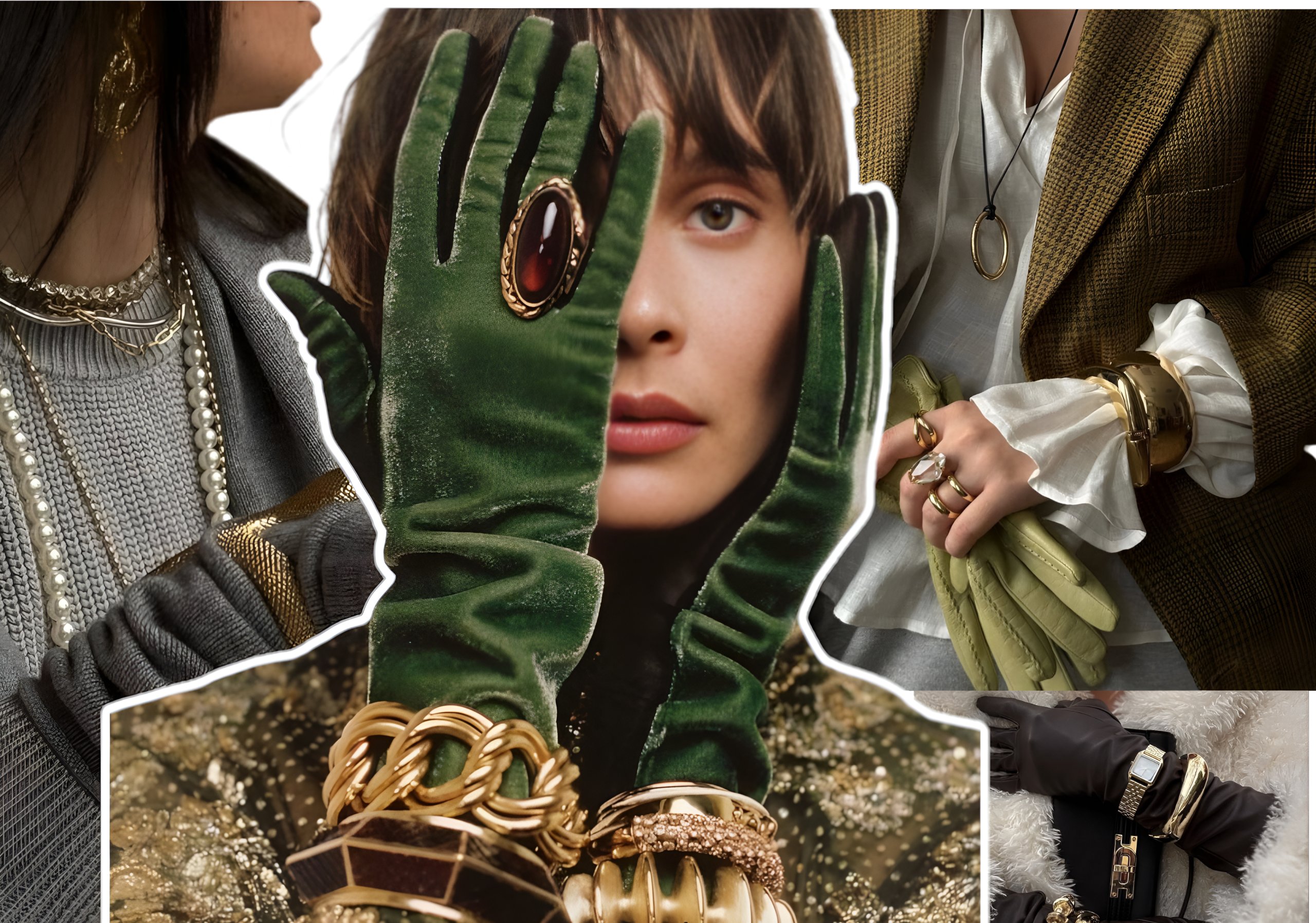 массивные украшение, аксессуары весна 2026, модные украшения весна 2026