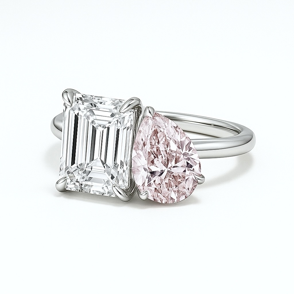 искусственные бриллианты для помолвочного кольца