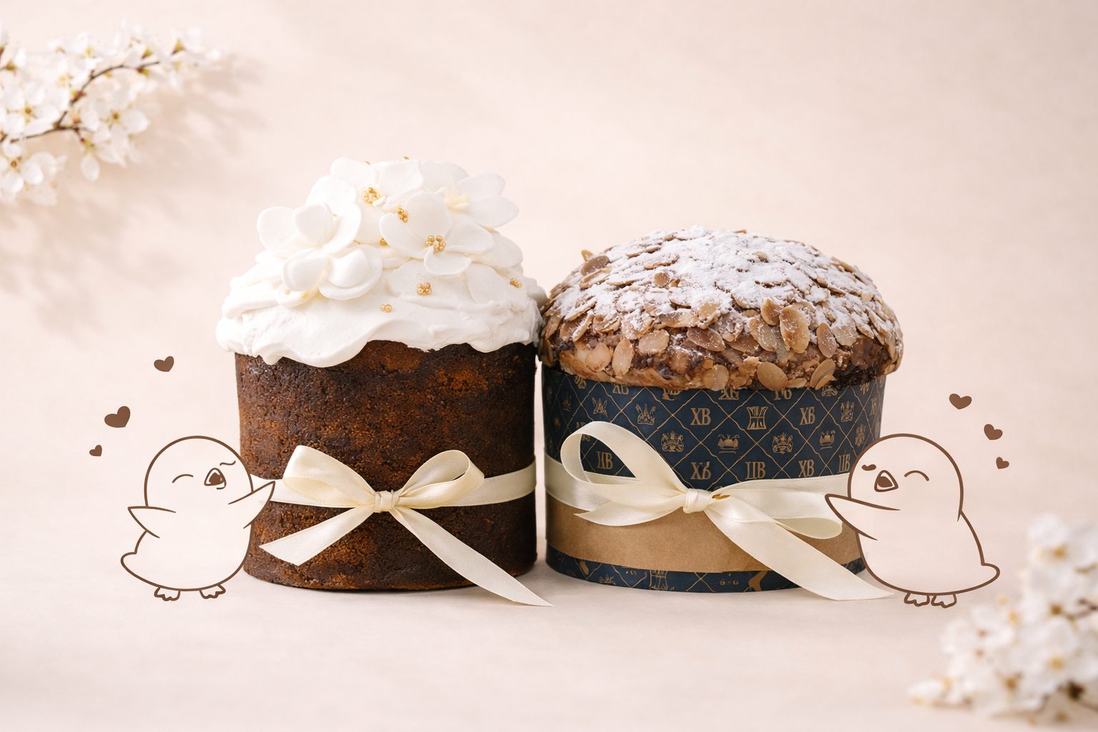 Пасхальные куличи в сети спешелти-кофеен Cream Soda