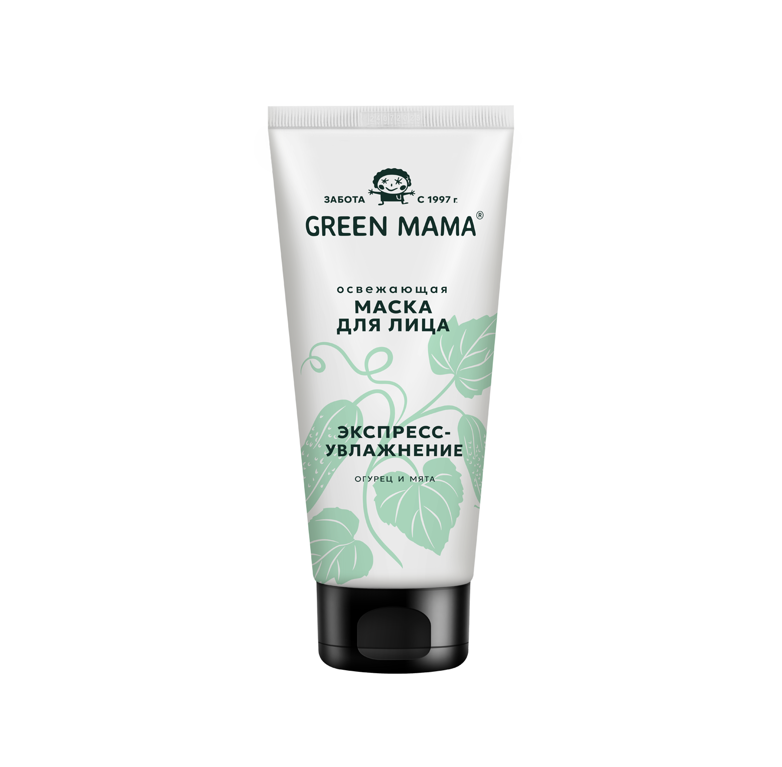 Бренд Green Mama выпустил освежающую маску для лица с мятой и огурцом