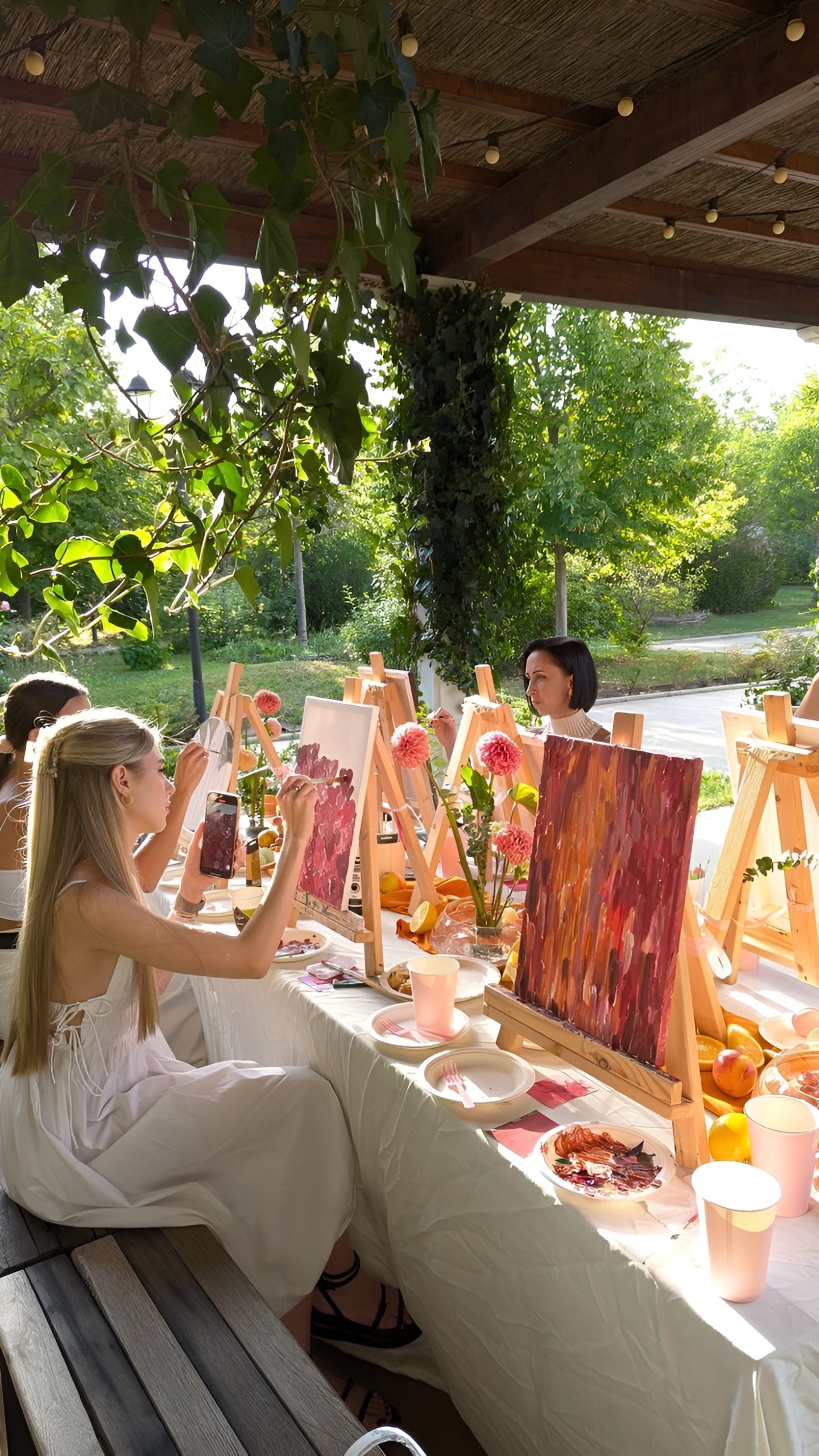 мастер-класс по живописи летом в группах сочи