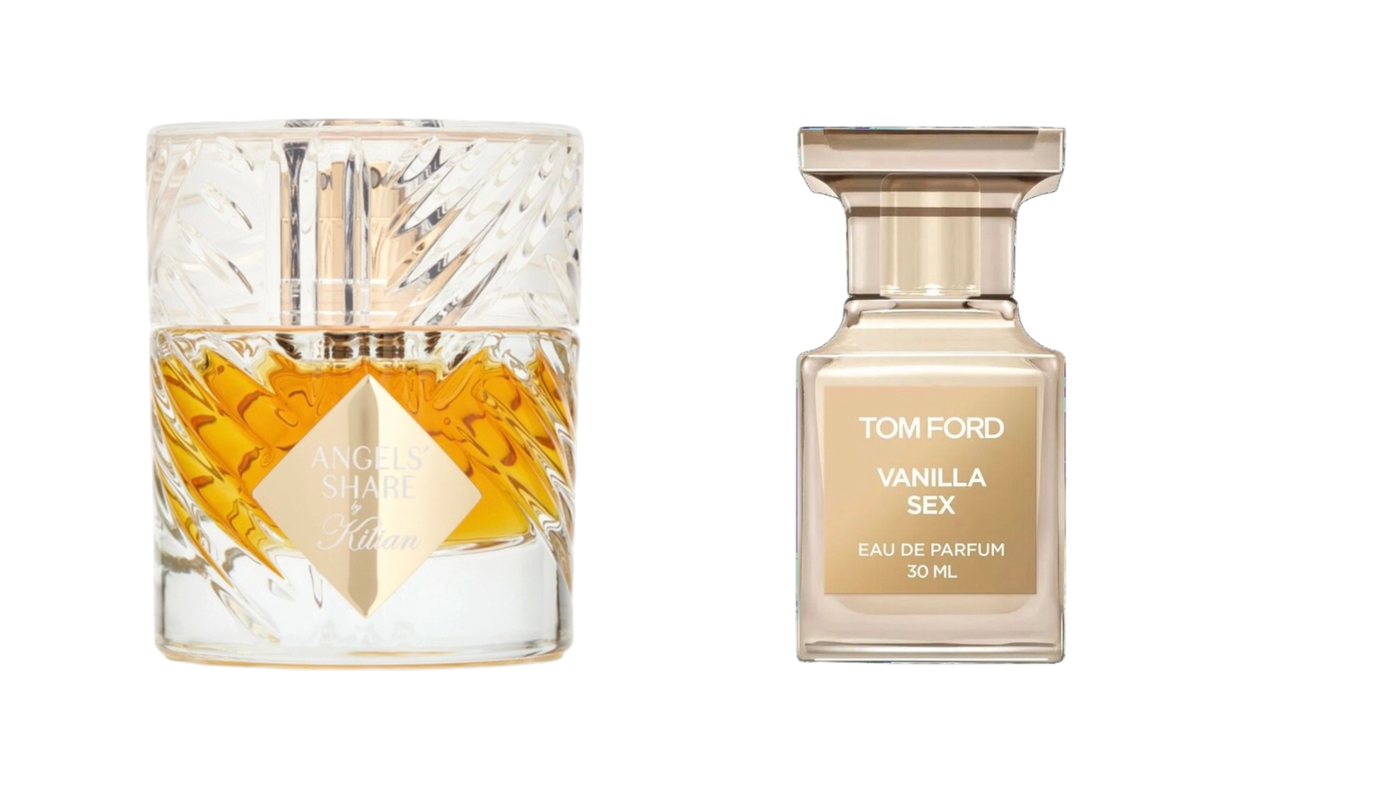 Парфюмы Kilian Angels’ Share и Tom Ford Vanilla Sex
