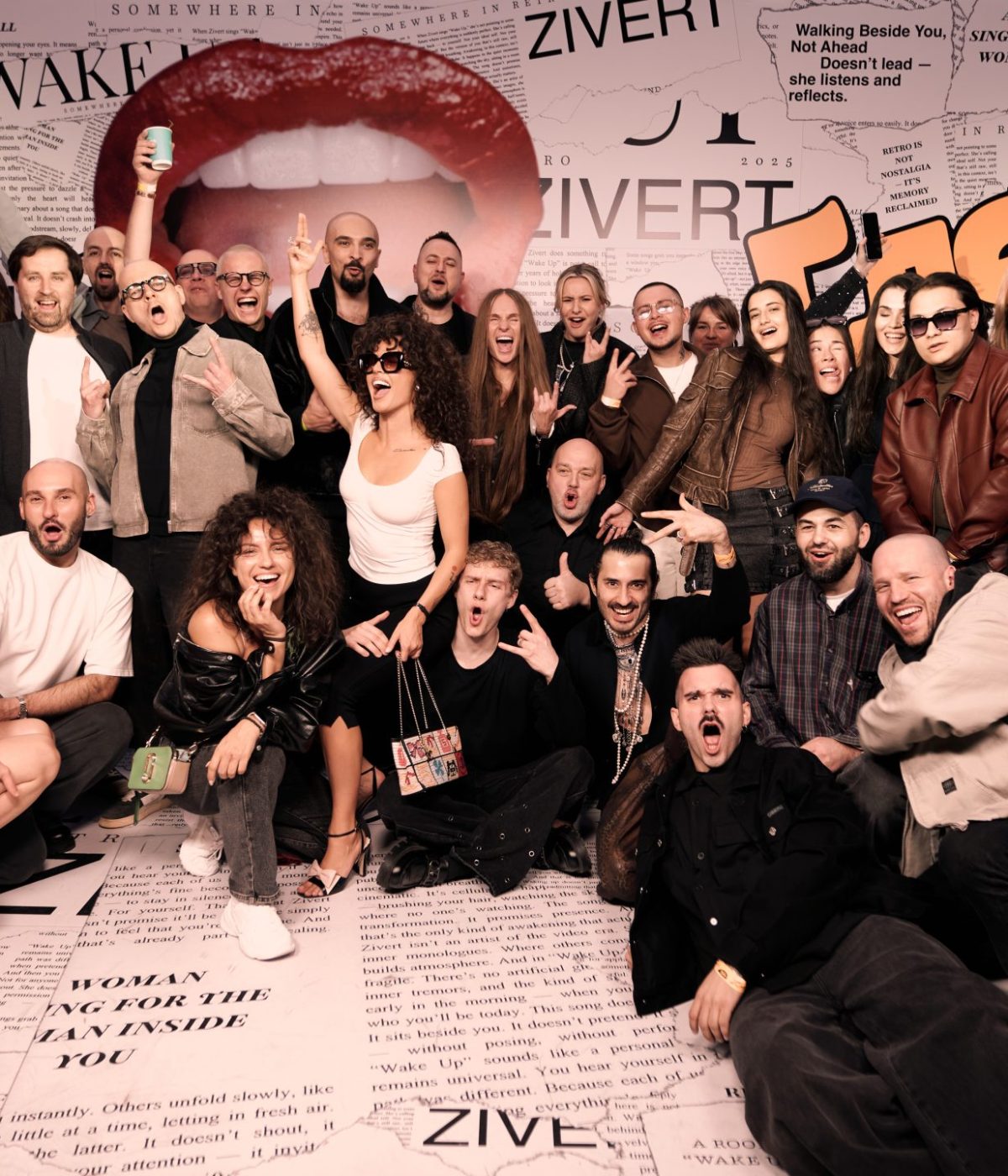 Zivert с командой Закрытый предпремьерный показ видеоверсии первого стадионного шоу Zivert «Где-то в Ретро»